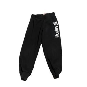 Hurley Joggers Size‎ 2t Black Cotton Poly Blend Pull On Sweatpants